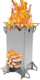 Portable Wood Burning Rocket Stove