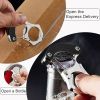 Multifunctional Carabiner Keyring(2pcs) with Beer Bottle Opener(random color shipping)