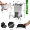 Portable Wood Burning Rocket Stove