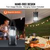 LED Camping Lanterns, 4 Pack, Magnetic Base, Battery Powered Lights, Lightweight Hanging Collapsible Lights, Ideal for Outdoor Camping Hiking